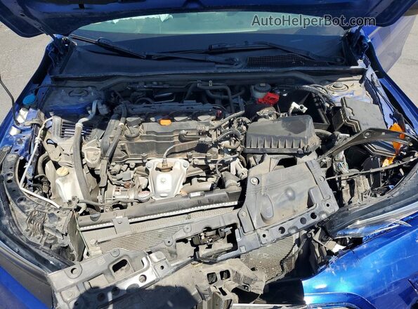 2HGFE2F58NH507887 2022 HONDA CIVIC Blue Սալոնի հետևի տեսք