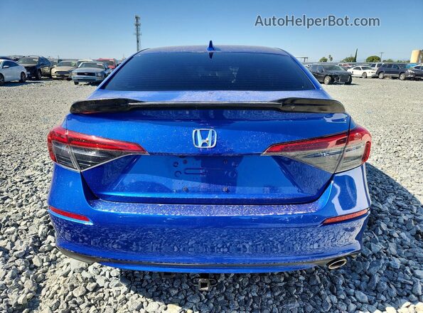2HGFE2F58NH507887 2022 HONDA CIVIC Blue Հետևի տեսք