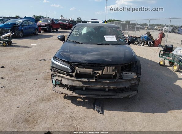 2HGFE2F58NH515780 2022 HONDA CIVIC Black Դիմացի տեսք