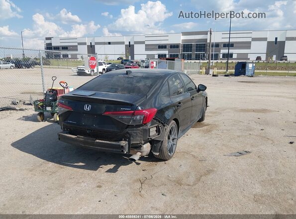2HGFE2F58NH515780 2022 HONDA CIVIC Black Հետևի աջ
