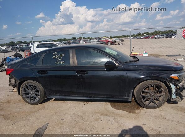 2HGFE2F58NH515780 2022 HONDA CIVIC Black Սալոնի հետևի տեսք