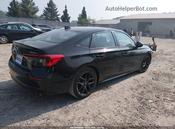 2HGFE2F58NH523989 2022 HONDA CIVIC Black Trasero derecho