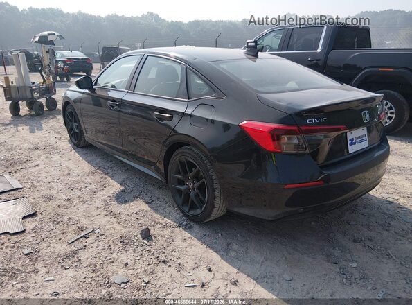 2HGFE2F58NH523989 2022 HONDA CIVIC Black Trasero izquierdo