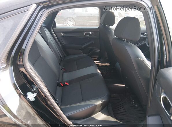 2HGFE2F58NH523989 2022 HONDA CIVIC Black Vista de la etiqueta del VIN