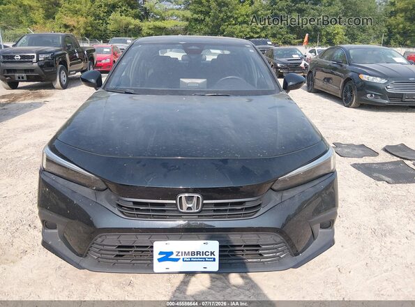 2HGFE2F58NH523989 2022 HONDA CIVIC Black Vista del cuadro de instrumentos