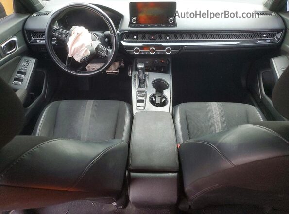 2HGFE2F58NH536774 2022 HONDA CIVIC Gray Widok deski rozdzielczej
