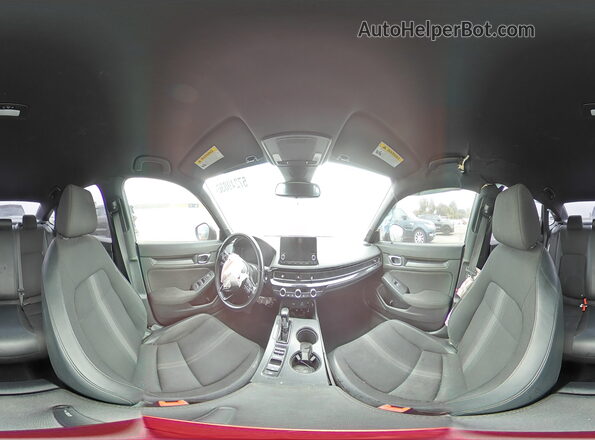 2HGFE2F58NH536774 2022 HONDA CIVIC Gray Widok naklejki z numerem VIN