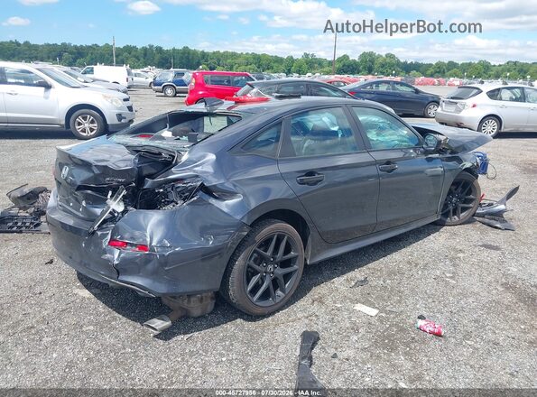 2HGFE2F58NH553526 2022 HONDA CIVIC Gray Tył prawy