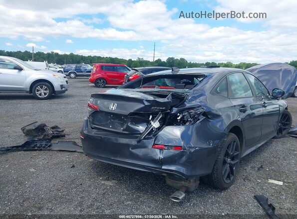 2HGFE2F58NH553526 2022 HONDA CIVIC Gray Widok z przodu