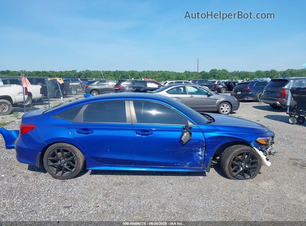 2HGFE2F58NH562257 2022 HONDA CIVIC Blue Vista interior de 360 grados