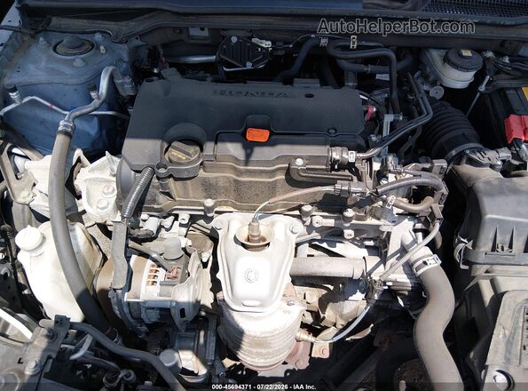 2HGFE2F58NH574487 2022 HONDA CIVIC Light Blue Вид ззаду