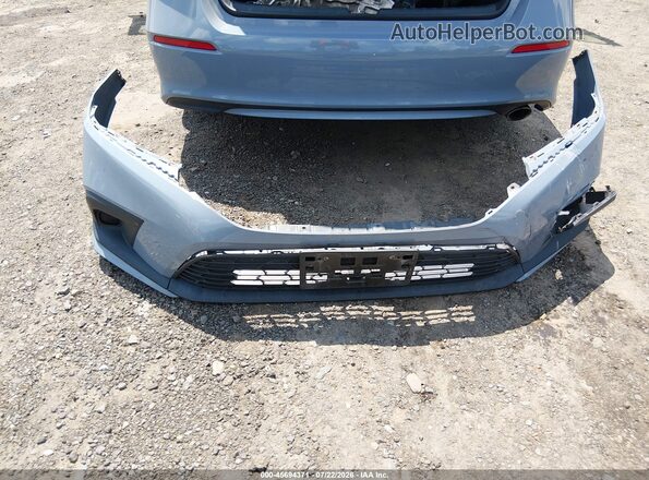 2HGFE2F58NH574487 2022 HONDA CIVIC Light Blue Вид щитка приладів