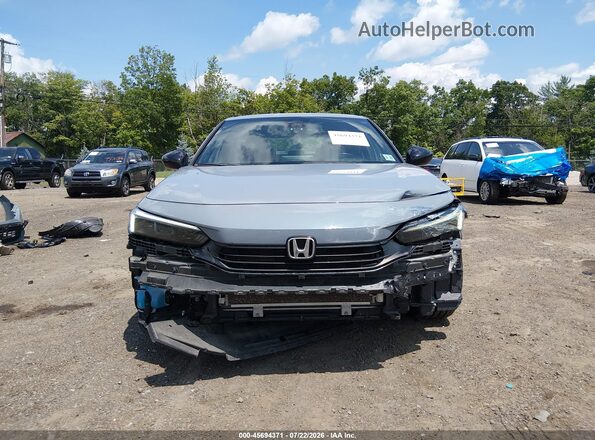2HGFE2F58NH574487 2022 HONDA CIVIC Light Blue Вид задньої частини салону