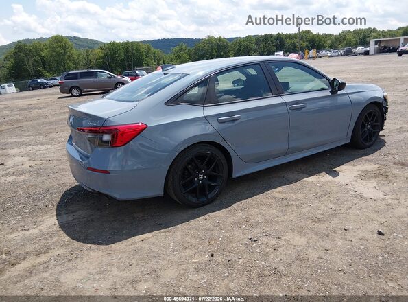 2HGFE2F58NH574487 2022 HONDA CIVIC Light Blue Задня права чверть