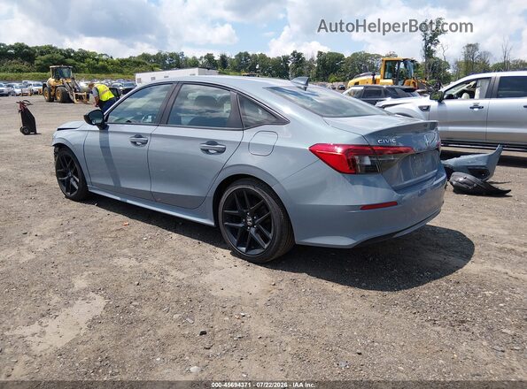 2HGFE2F58NH574487 2022 HONDA CIVIC Light Blue Задня ліва чверть