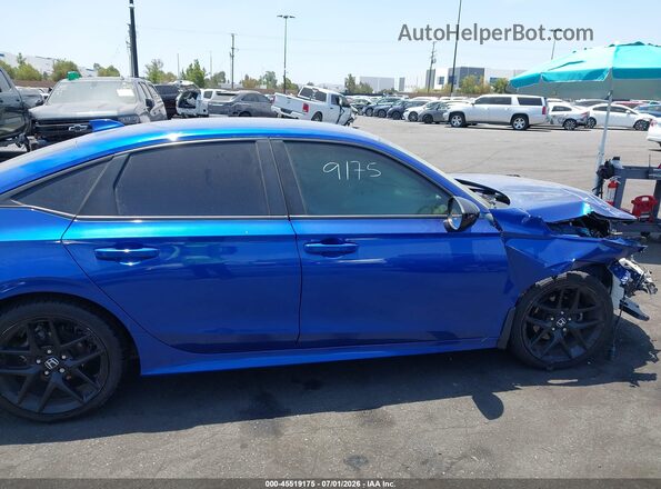 2HGFE2F58NH581035 2022 HONDA CIVIC Blue Սալոնի 360 աստիճան տեսք