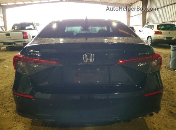 2HGFE2F58NH592133 2022 HONDA CIVIC Black Հետևի տեսք