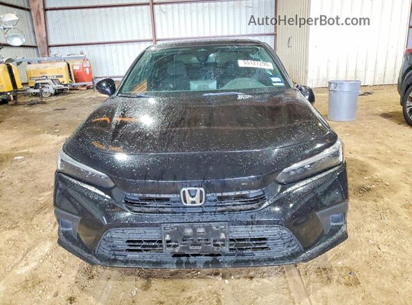 2HGFE2F58NH592133 2022 HONDA CIVIC Black Դիմացի տեսք