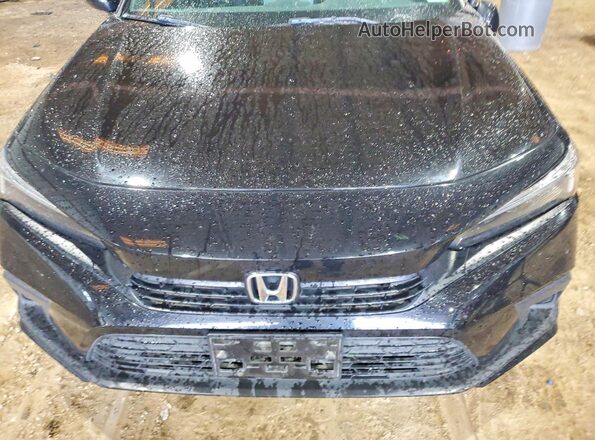 2HGFE2F58NH592133 2022 HONDA CIVIC Black Սալոնի հետևի տեսք