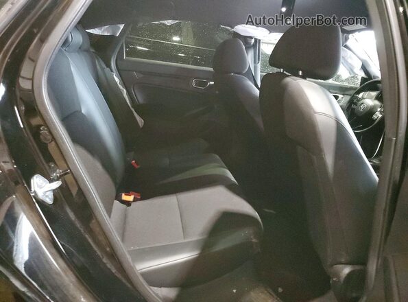 2HGFE2F58NH592133 2022 HONDA CIVIC Black Հետևի նստատեղերի տեսք