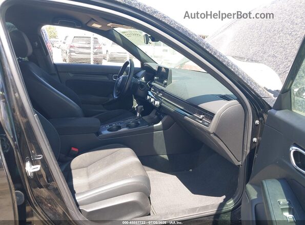 2HGFE2F58NH592732 2022 HONDA CIVIC Черный Вид салона спереди