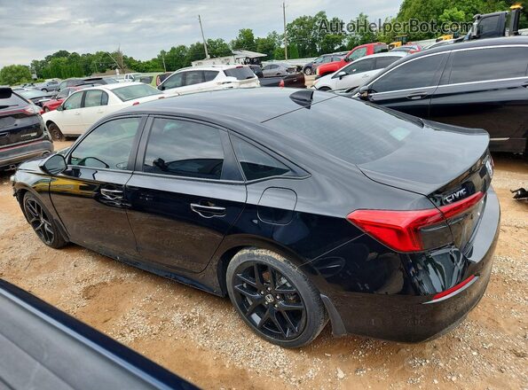 2HGFE2F58NH608055 2022 HONDA CIVIC Черный Задняя левая четверть
