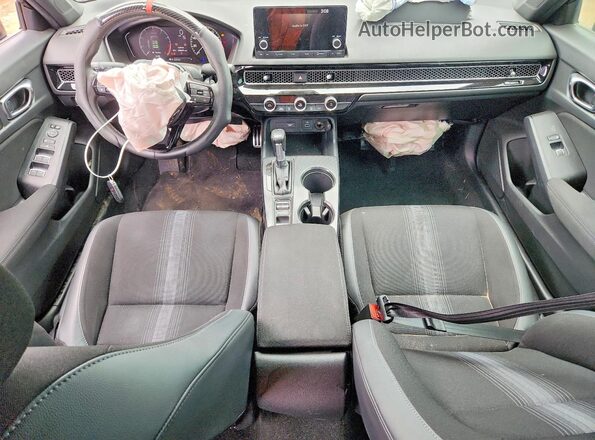 2HGFE2F58NH608055 2022 HONDA CIVIC Черный Вид панели приборов