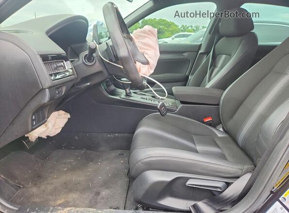 2HGFE2F58NH608055 2022 HONDA CIVIC Черный Вид салона спереди