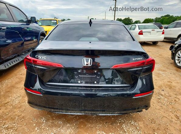 2HGFE2F58NH608055 2022 HONDA CIVIC Черный Вид сзади