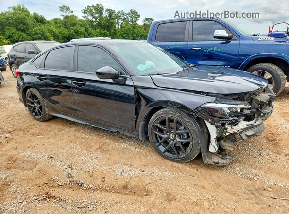 2HGFE2F58NH608055 2022 HONDA CIVIC Черный Передняя правая четверть
