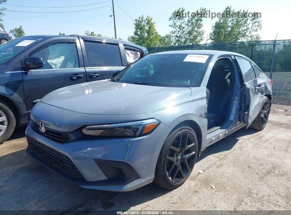 2HGFE2F58NH608170 2022 HONDA CIVIC Blue Front left