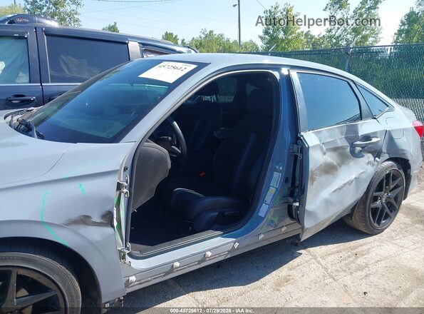 2HGFE2F58NH608170 2022 HONDA CIVIC Blue Front view