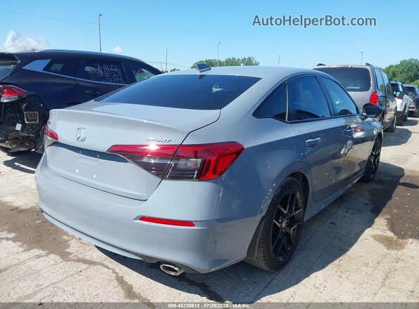 2HGFE2F58NH608170 2022 HONDA CIVIC Blue Rear right
