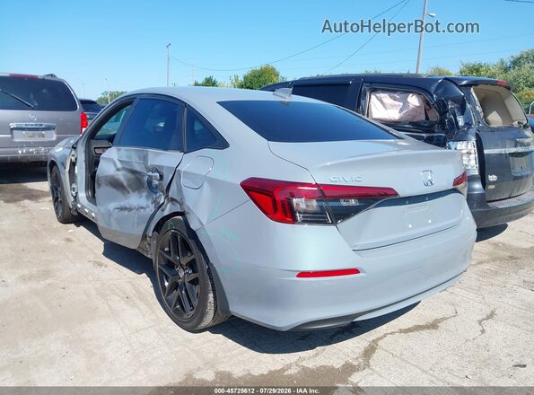 2HGFE2F58NH608170 2022 HONDA CIVIC Blue Rear left