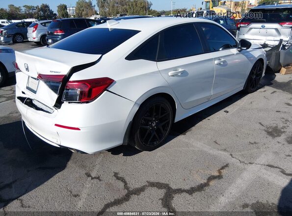 2HGFE2F58PH500246 2023 HONDA CIVIC White Задня права чверть
