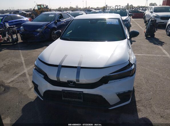 2HGFE2F58PH500246 2023 HONDA CIVIC White Вид щитка приладів