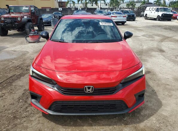 2HGFE2F58PH505219 2023 HONDA CIVIC Red წინა ხედი
