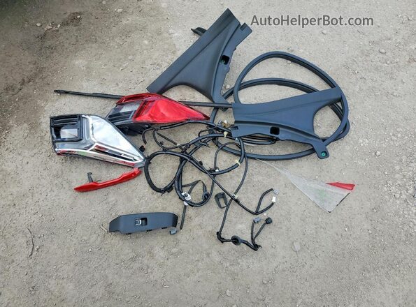 2HGFE2F58PH505219 2023 HONDA CIVIC Red ძრავის განყოფილების ხედი