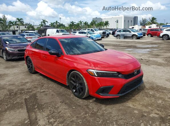 2HGFE2F58PH505219 2023 HONDA CIVIC Red წინა მარჯვენა