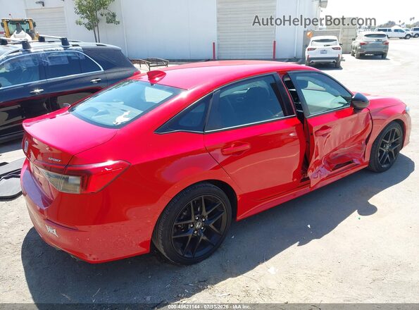 2HGFE2F58PH505690 2023 HONDA CIVIC Red Trasero derecho