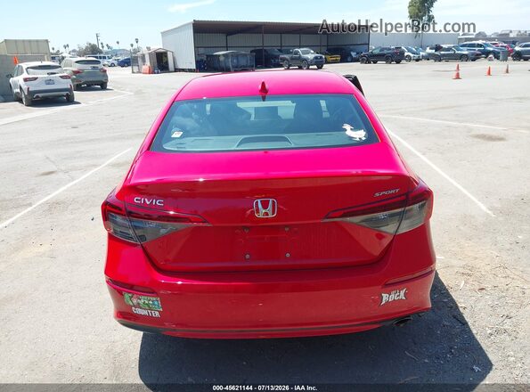 2HGFE2F58PH505690 2023 HONDA CIVIC Red 