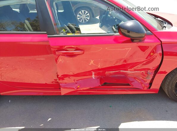 2HGFE2F58PH505690 2023 HONDA CIVIC Red Vista frontal