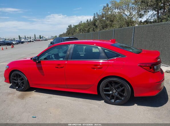 2HGFE2F58PH505690 2023 HONDA CIVIC Red Vista interior de 360 grados