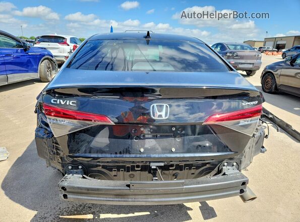 2HGFE2F58PH514647 2023 HONDA CIVIC Black Հետևի տեսք