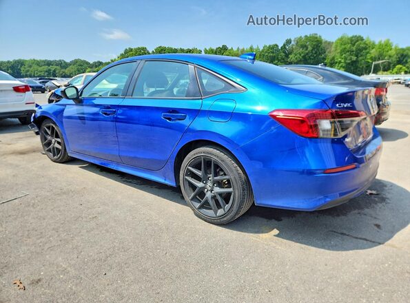 2HGFE2F58PH515331 2023 HONDA CIVIC Синий Задняя левая четверть