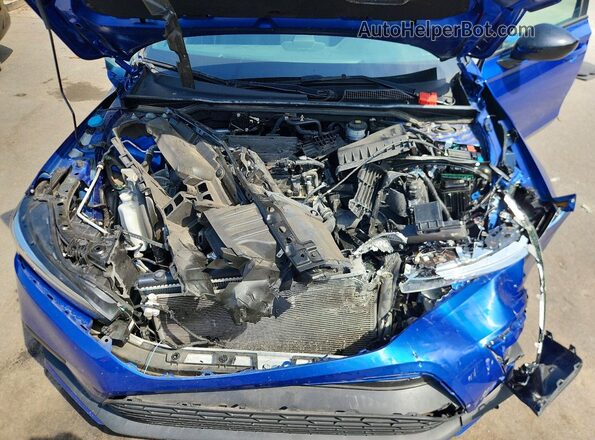 2HGFE2F58PH515331 2023 HONDA CIVIC Синий Вид задней части салона