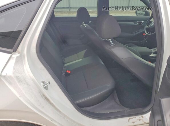 2HGFE2F58PH517662 2023 HONDA CIVIC White უკანა სავარძლების ხედი