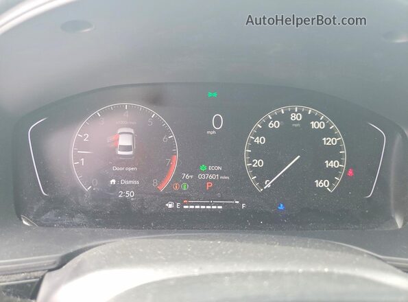 2HGFE2F58PH517662 2023 HONDA CIVIC White ხელსაწყოთა პანელის ხედი