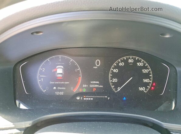 2HGFE2F58PH529133 2023 HONDA CIVIC Gray Instrument cluster view