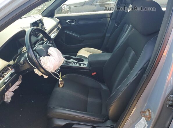 2HGFE2F58PH529133 2023 HONDA CIVIC Gray Front interior view
